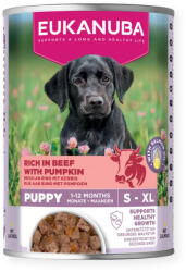EUKANUBA puppy konzerv marha&sütőtök 6x400g