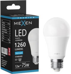 Mexen Nova LED крушка E27, A60, 12W, Студена - 6500K, 1260 lm - L100-E27-1265-01 (L100-E27-1265-01)