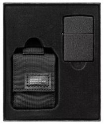 Zippo fekete taktikai tok + fekete krakkoló öngyújtó készlet