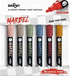 Darwi Marbel Комплект маркери 4 mm Nature 6 бр (DA0226004K01C)