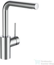 Laufen TWINPLUS SLIM oldalkaros mosdó csaptelep 160 mm-es kifolyócső, húzórudas lefolyószelep nélküll, króm HF505408100000 (HF505408100000)