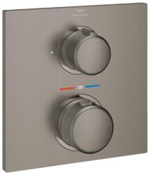 GROHE Allure Termosztát falsík mögötti telepítéshez, 1 fogyasztóra, Matt Grafit 19380AL2 (19380AL2)