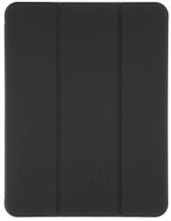 Honor Pad X9a (11, 5 coll) tablettok - fekete smart case tablet tok, áttetsző hátlappal, ceruza tartóval