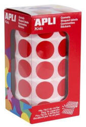 APLI Etikett, 20mm kör, kézzel írható, tekercsben, színes, APLI, piros 1700 etikett/csomag (LCA4861) - fapadospatron