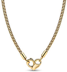 Pandora Moments szegecselt láncos nyaklánc sárga arany színű - 362451C00-45 (362451C00-45)