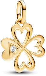 Pandora ME szív négylevelű lóhere sárga arny medál - 763034C01 (763034C01)