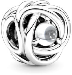 Pandora Moments Áttetsző örökkévalóság kör ezüst charm - 790064C01 (790064C01)