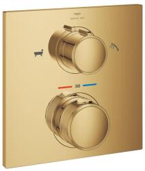 GROHE Allure Termosztátos zuhany vezérlő 2 kimenethez, kézizuhany/kádtöltő, Fényes Arany 19446GL2 (19446GL2)