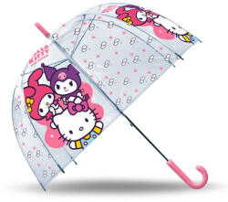 Euroswan Hello Kitty Friends Gyerek Átlátszó Esernyő 70 cm