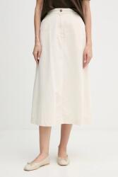 United Colors of Benetton pamut szoknya bézs, midi, harang alakú, 494BD0058 - bézs 34