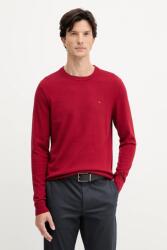 Tommy Hilfiger pulóver kasmír keverékből könnyű, szürke, MW0MW28046 - burgundia M - answear - 38 990 Ft
