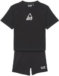 Emporio Armani EA7 Compleuri copii Băieți TRAIN LOGO SERIES BOY KIT TEE-SHORTS FREE Emporio Armani EA7 Negru 6 ani
