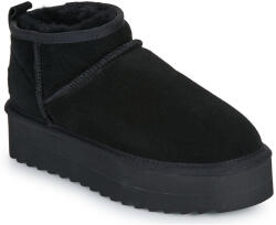 Colors of California Ghete Femei PLATFORM SHEEPSKIN BOOT Colors of California Negru 41