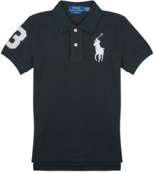 Ralph Lauren Tricou Polo mânecă scurtă Băieți SLIM POLO Polo Ralph Lauren Negru EU S