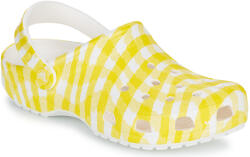 Crocs Saboti Femei Classic Gingham Clog Crocs Alb 41 / 42 - spartoo - 202,30 RON