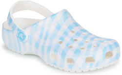 Crocs Saboti Femei Classic Gingham Clog Crocs Alb 37 / 38 - spartoo - 231,20 RON