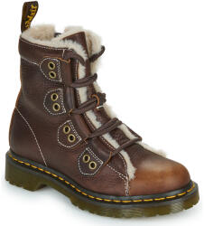 Dr. Martens Ghete Femei 1460 Lace to Toe Boot Dark Brown Grizzly Dr. Martens Maro 39