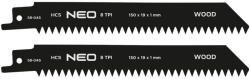 Neo orrfűrészlap 150x19x1, 25 mm, 6 tpi 2 részes (58-045)