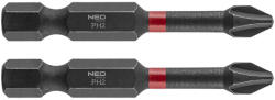 NEO TOOLS torziós ütvecsavarozó bit PH2x50 mm, 2 részes (56-519)