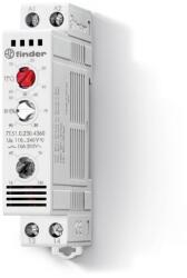 Finder Termosztát + higrosztát, 10-60°C, 10A, 250V záró (7T5102304360) (7T. 51.0. 230.4360) (7T5102304360)