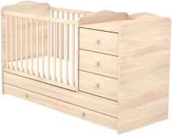 TIMBA kombiágy Niki 3 fiókos borostyán - vital24