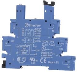 Finder Relé foglalat, 34. xx szilárdtest reléhez (93017024) (93.01. 7.024) (93017024)