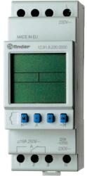 Finder Asztronómiai kapcsolóóra, DIN-sínre, heti, 230V, elektr 2modul, 1 váltóé. , IP20 (129182300000) (12.91. 8.230. 0000) (129182300000)