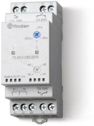 Finder Folyadékszint felügyeleti relé, többfunkciós, 2 záróérintkező, 12 A, tápfeszültség: (110…240) V AC/DC (724202300000) (72.42. 0.230. 0000) (724202300000)