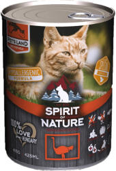 Spirit of Nature Hipoallergén Konzerv Macskáknak (Strucc) - 415 g