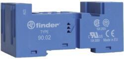Finder Relé foglalat, 8é 60.12 reléhez sínre csav. bekötés, kék (9002) (90.02) (9002)