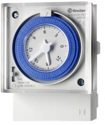 Finder Mechanikus kapcsolóóra 24h, 230V, 15p, 1váltó/16A, 72x72mm, IP20 (123182300000) (12.31. 8.230. 0000) (123182300000)