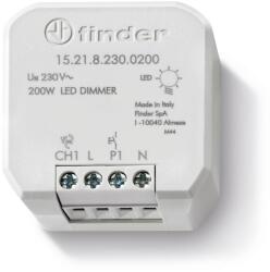 Finder Dimmelhető elektronikus relé, 230 V/AC, 200W, alkalmas fényforrásokhoz (152182300200) (15.21. 8.230. 0200) (152182300200)