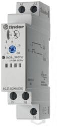 Finder Bekapcsolást törlő időrelé, 16A, 240VAC, 0, 1s-20h, moduláris (802102400000) (80.21. 0.240. 0000) (802102400000)