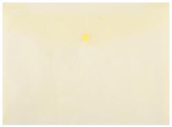 DONAU Irattartó tasak, A4, PP, patentos, DONAU, sárga (D8544S) - irodaoutlet