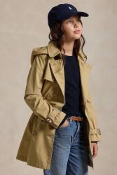 Ralph Lauren gyerek pamut ballonkabát - bézs 155-159