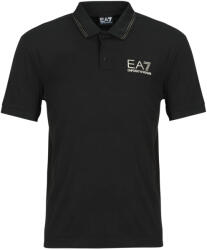 Emporio Armani EA7 Tricou Polo mânecă scurtă Bărbați TRAIN GOLD LABEL POLO PUNTO ROMA 7M000300 Emporio Armani EA7 Negru EU L