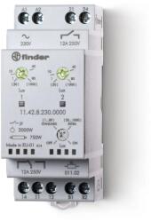 Finder Alkonykapcsoló, 230VAC, 1v + 1z. érintkező, 12A, IP20 (114282300000) (11.42. 8.230. 0000) (114282300000)