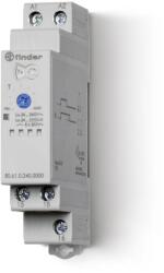Finder Ejtéskésleltetésű segédfesz. nélk. Időrelé, 16A, 24-240VAC/DC, 0, 1s-2m, moduláris, 1M (806102400000) (80.61. 0.240. 0000) (806102400000)