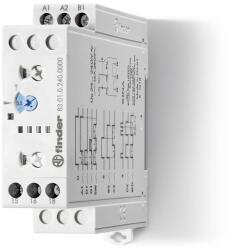 Finder Időrelé, 24. . . 240VAC/DC, multifunciós (830102400000) (83.01. 0.240. 0000) (830102400000)