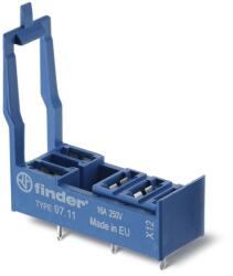 Finder Relé foglalat, leszorítóval, 46-hoz NYÁK közvetlen 5-tűs (9711) (97.11) (9711)