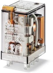 Finder Miniatűr ipari relé, 2 váltóé. , 10A (553282300040) (55.32. 8.230. 0040) (553282300040)