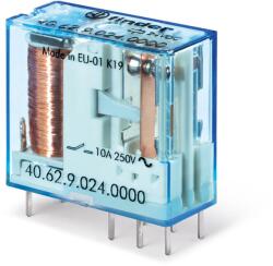 Finder Miniatűr printrelé, 2 váltóérintkező, 10A (406290240000) (40.62. 9.024. 0000) (406290240000)
