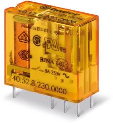 Finder Miniatűr printrelé, 2 váltóérintkező, 8A (405282300000) (40.52. 8.230. 0000) (405282300000)