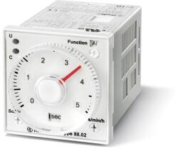 Finder Homloklapra szerelhető időrelé, multifunkc. , 24-240V/AC/DC, 0-100h, 7 funkc. (880202300002) (88.02. 0.230. 0002) (880202300002)