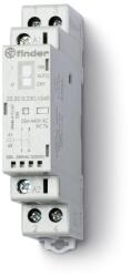 Finder Installációs mágneskapcsoló, 230V AC/DC, 25A, 2z, AgnI, ON-Auto-KI, IP20 (223202301340) (22.32. 0.230. 1340) (223202301340)