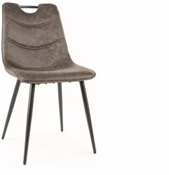 SIGNAL MEBLE Aloe Modern Mikroszálas Étkezőszék Szürke Fogantyús (SIG-ALOEMICSZ)