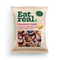 Eat Real hummus chips karamelizált hagyma és balzsamecet ízesítéssel 45 g - perfectlife