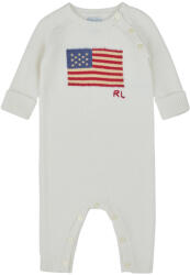 Ralph Lauren Compleuri copii Fete FLAG-ONE PIECE-COVERALL Polo Ralph Lauren Bej 9 luni