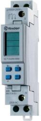 Finder Kapcsolóóra, DIN-sínre, 1 váltóérintkező, elektr modul, IP20 (127182300000) (12.71. 8.230. 0000) (127182300000)