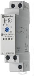 Finder Meghúzás késlelt. időrelé, 16A, 24-240V/AC/DC, 0, 1s-20h, moduláris (801102400000) (80.11. 0.240. 0000) (801102400000)